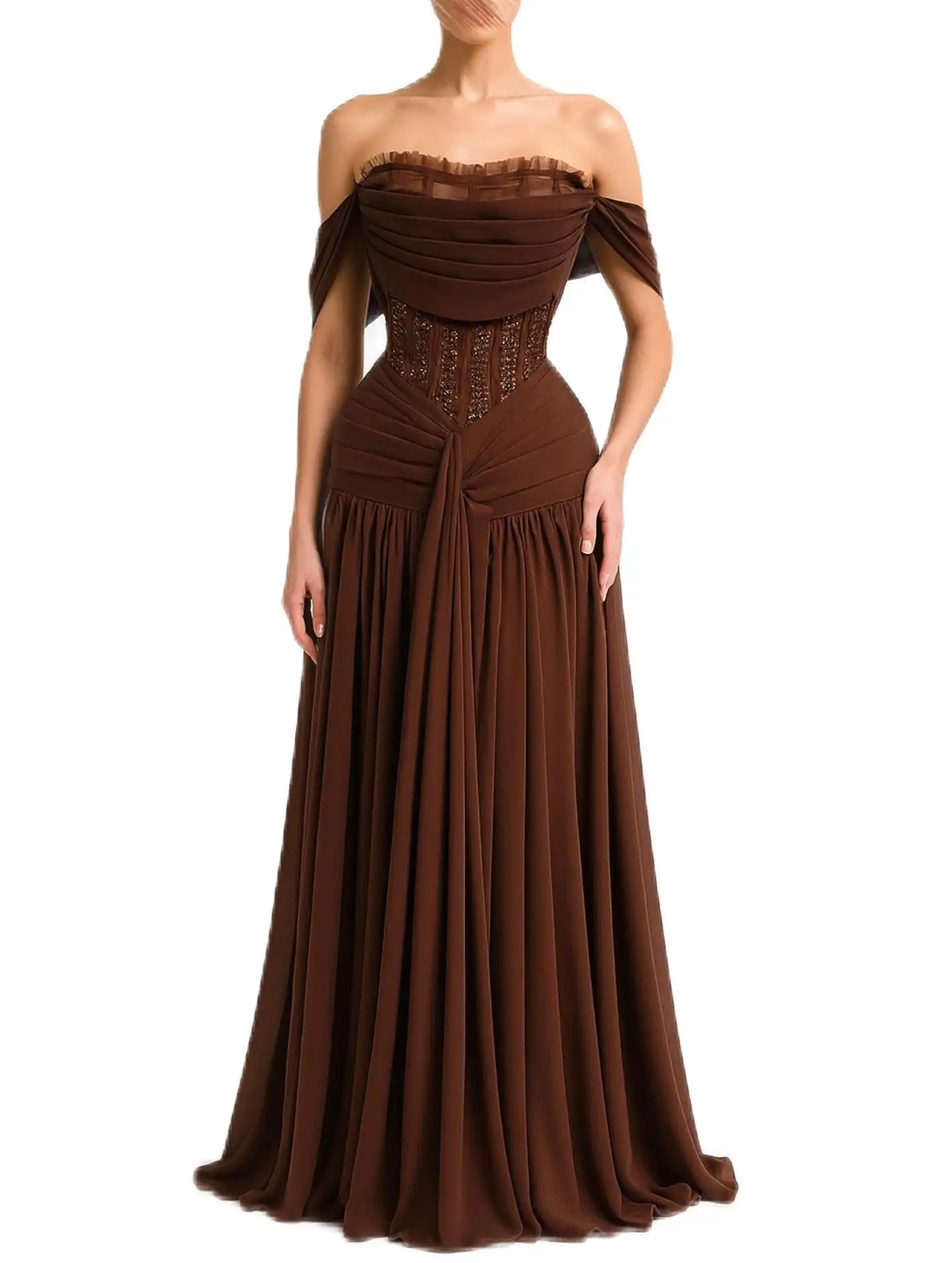 Robe de demoiselle d'honneur junior personnalisée Ypmwzx chérie a-ligne longueur au sol robes de mère de la mariée vestido فسات