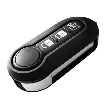 Chiave telecomando dell'auto per Fiat500 - XNRKEY 2 3 pulsante Flip Remote Car Key PCF7946 433Mhz per Fiat500 500L Punto Florino