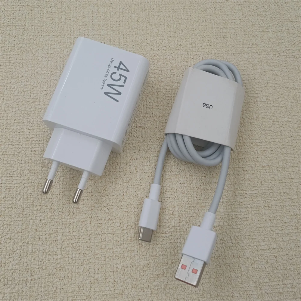 Xiaomi Pad 7純正 45W EU充電器 ターボ急速充電アダプター 1/1.5/2M