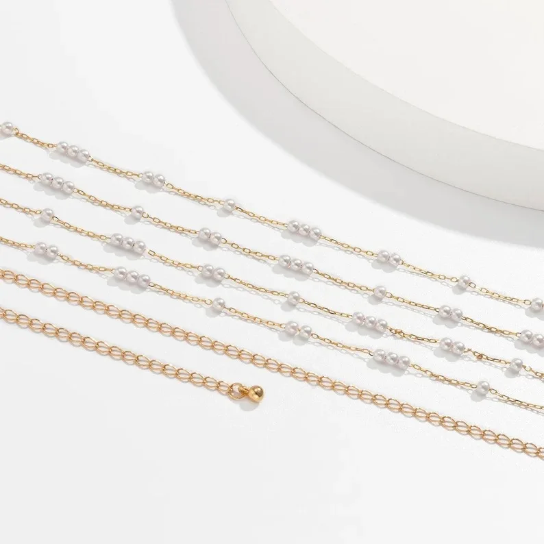 Minimalist Temperament, Pearl Waist Chain Sexy and Cool Style, Single-layer Metal Chain 2026 New Women's Summer Body Chain S6e81212677b04ab7ad81a332d979199cG