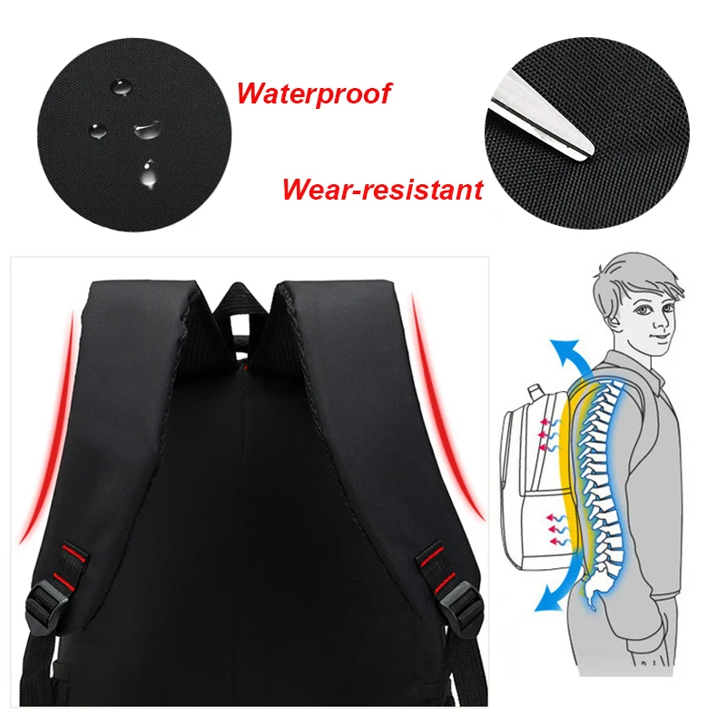 Multifunctional Teenage Kid’s Backpack Student Designer Bag Top Quality Schoolbag Girls And Boys Backpacks Oxford School Bags