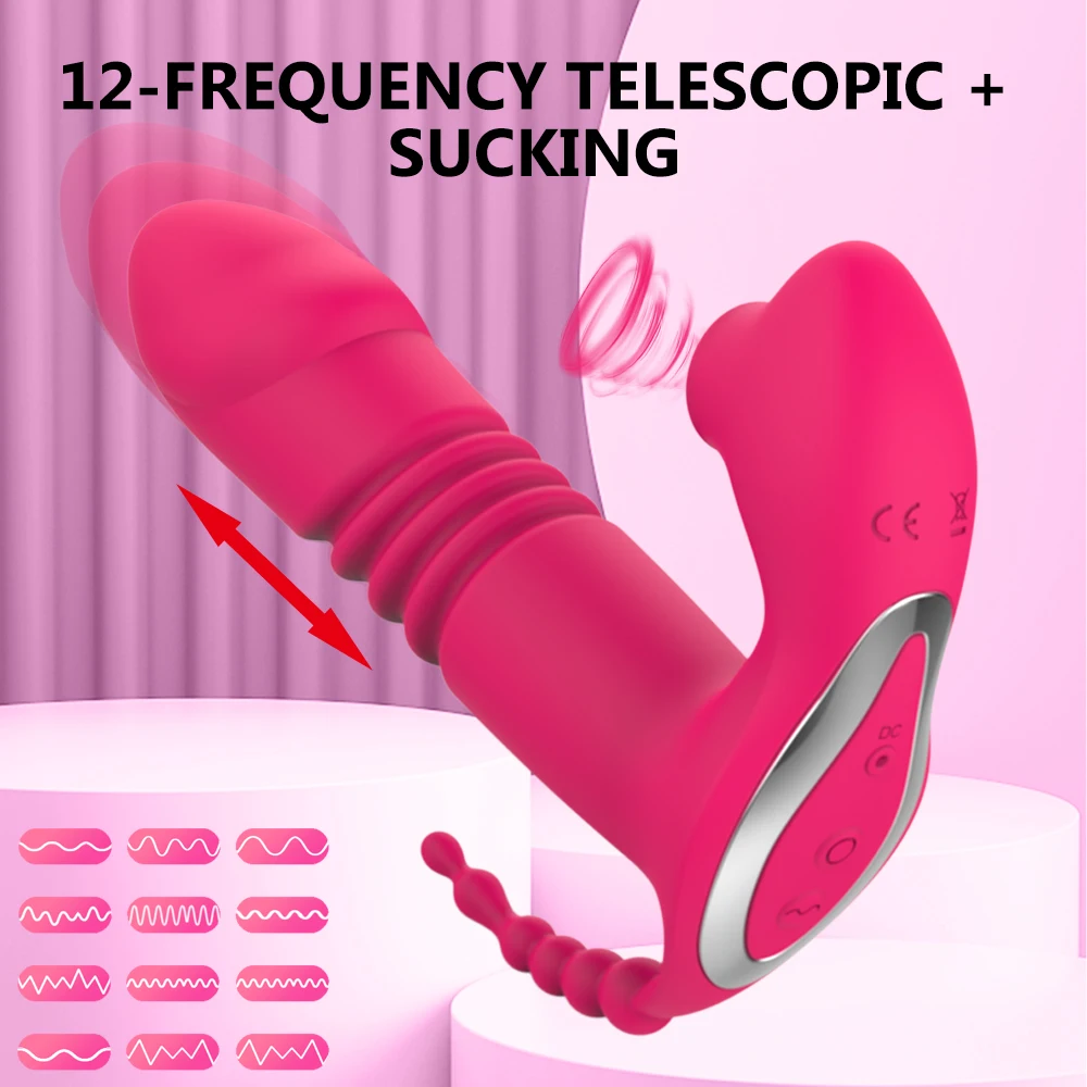 Sucking Silicone Vibrators 12 Speed Telescopic Vibrating Oral Sex Sucker Clitoris Stimulator Sex To_voghion.com