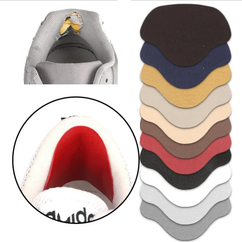 4Pc Heel Protector Sneakers Repair Stickers Shoes Mesh Worn Holes Shoes Repair Patches Heel Lining Anti-wear Pads shoe repair stickers shoe repair patch shoe repair patches heel protector patches heel protector pads heel protector shoe stickers shoe heel repair tips