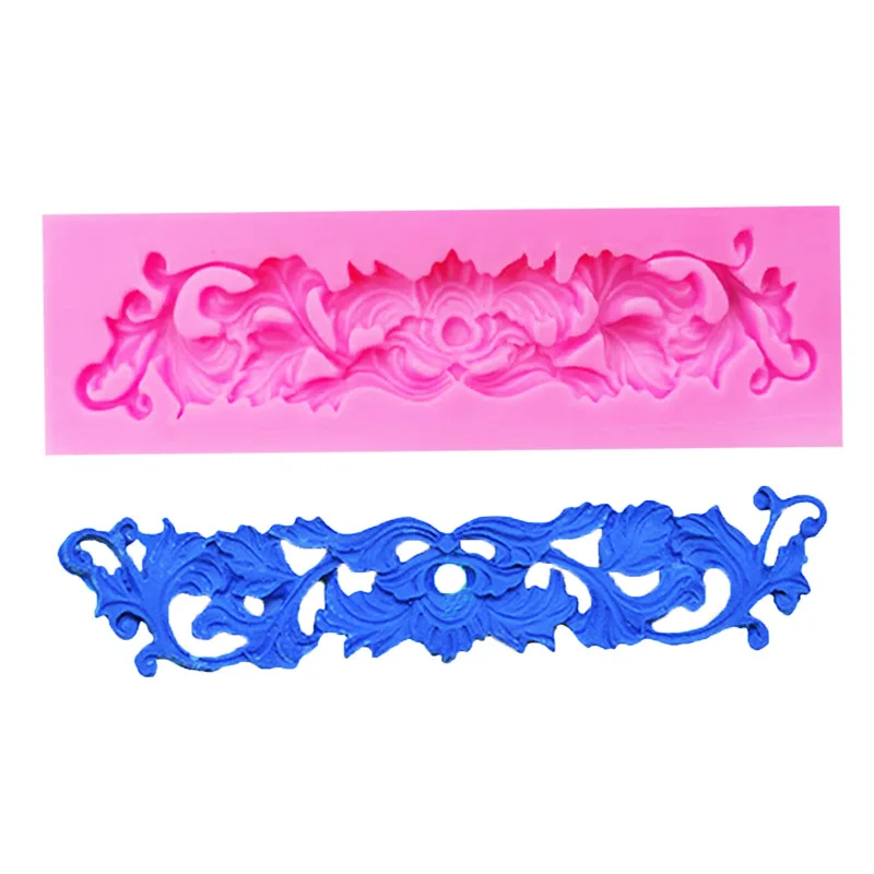 

DIY Long Strip Lace Patterns Shape Silicone Cake Mold Fondant Chocolate Candy Jelly Molds Clay Pastry Biscuits Baking Decor Tool