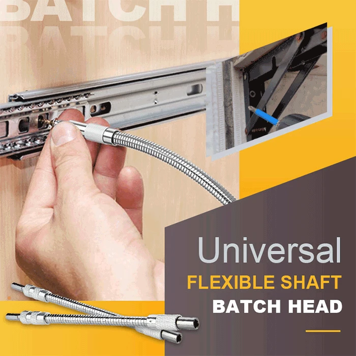 Mintiml 1/4'' 150/400mm Universal Soft Shaft Batch Head For Electric Drill Bit Holder Flexible Screwdriver Hex Shank Extension