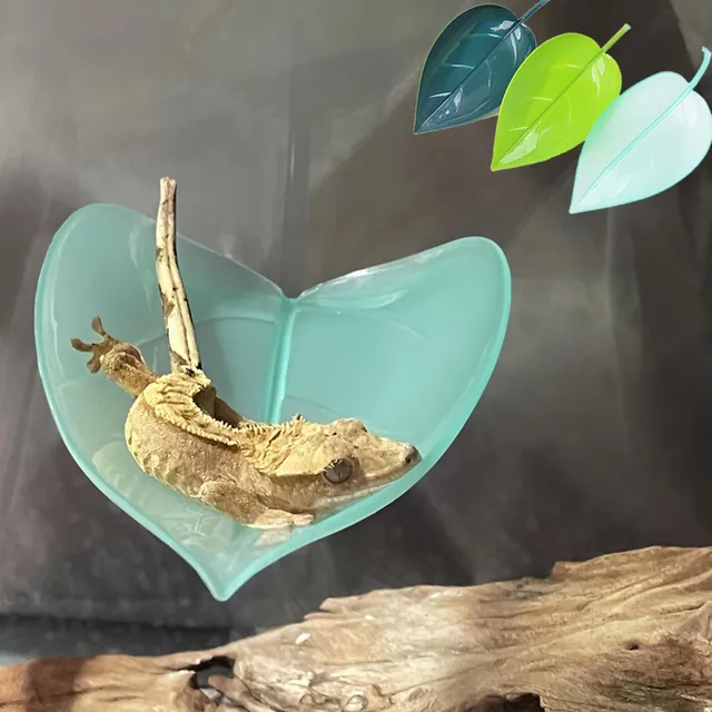 Climbing Pet Suspended Nest Lizard Hideout Simulating Plant Leaves Reptile Habitat Basking Area Resting Terrace with Suction Cup Climbing Pet Suspended Nest Lizard Hideout Simulating Plant Leaves Reptile Habitat Basking Area Resting Terrace with Suction Cup
