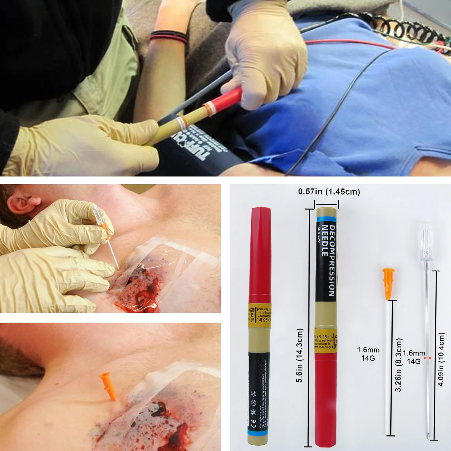 Pneumothorax Needle Trauma Medical Ifak Kit - Image 6