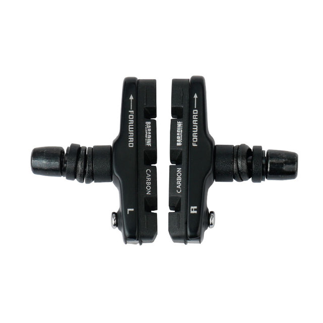 Carbon Rims V-Brake Blocks BMX Folding Bicycle Braking Pads Linear Pull Friction Wheel Brake Replaceable Inserts