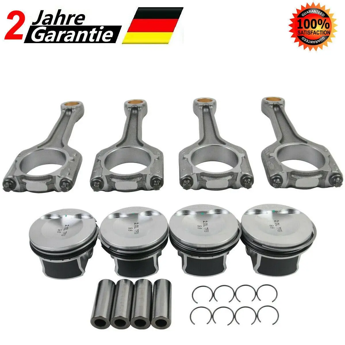 

Набор поршней и Шатунов AP01 для Audi VW A4 Q5 TT Jetta GTI Passat CC 2,0 л 21 мм 06J198401D 06J198401B 06H198401A