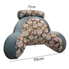 Retro Lumbar Support Large Cushion Bedside Reading Playing Sofa Cushion Home Bedroom Office Waist Protection Pillow Removable 6