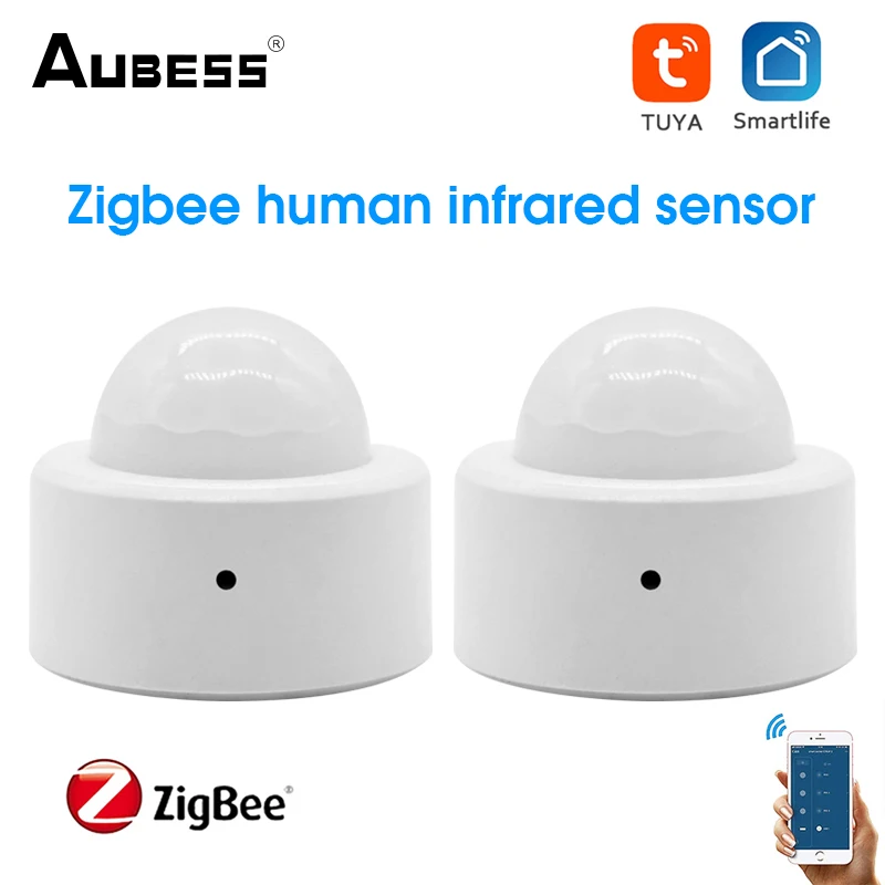 1/5PCS Zigbee 3.0 Tuya Mini Smart Human Motion Sensor Body PIR