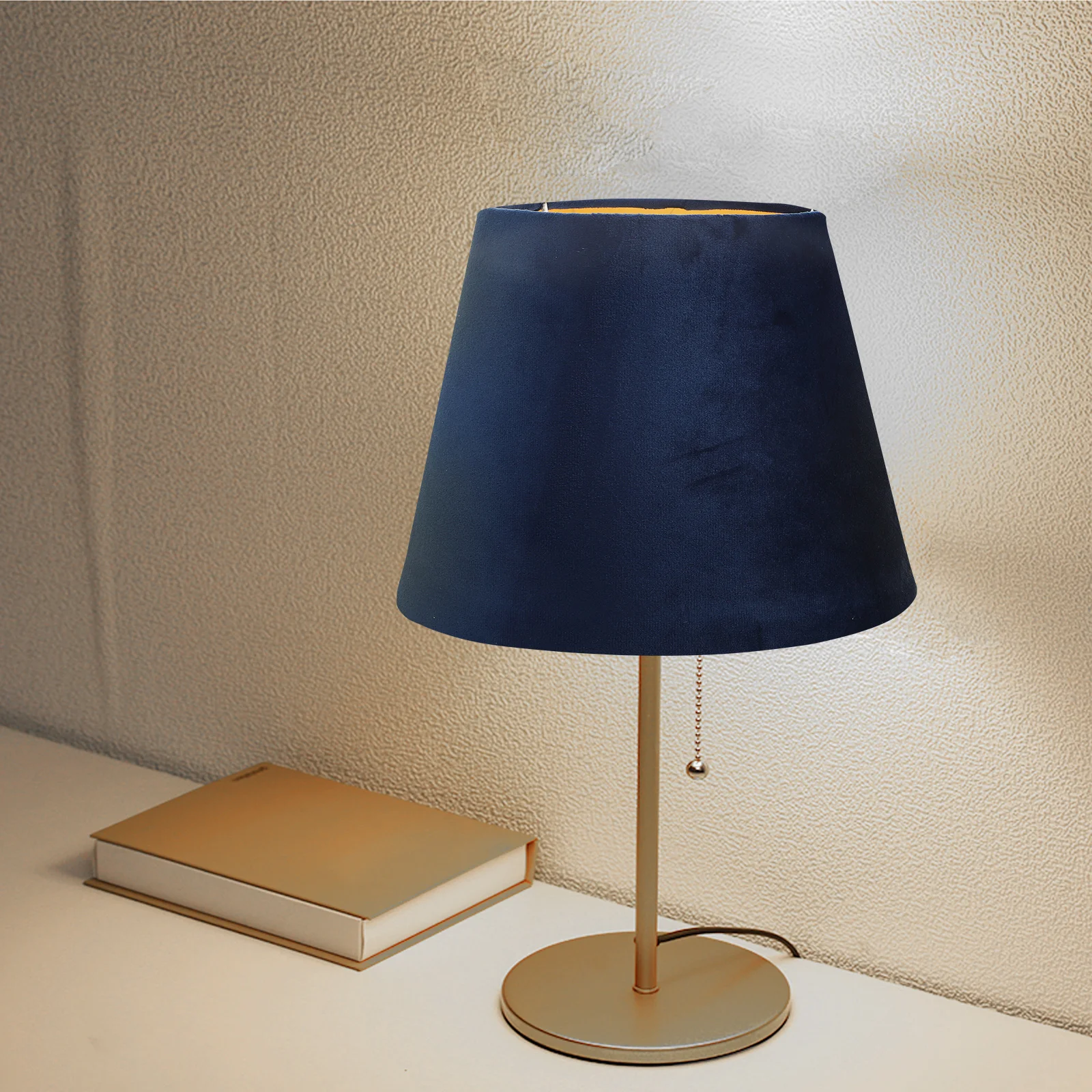 

e27 cloth lamp shade clip on bulb light - vet lining chandelier protector for table chandelier wall floor lamp ( 25cm )