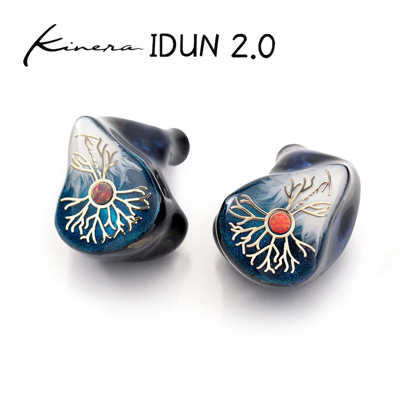 KINERA IDUN Golden Earphone 2BA 1DD Hybrid Driver In Ear Monitors 