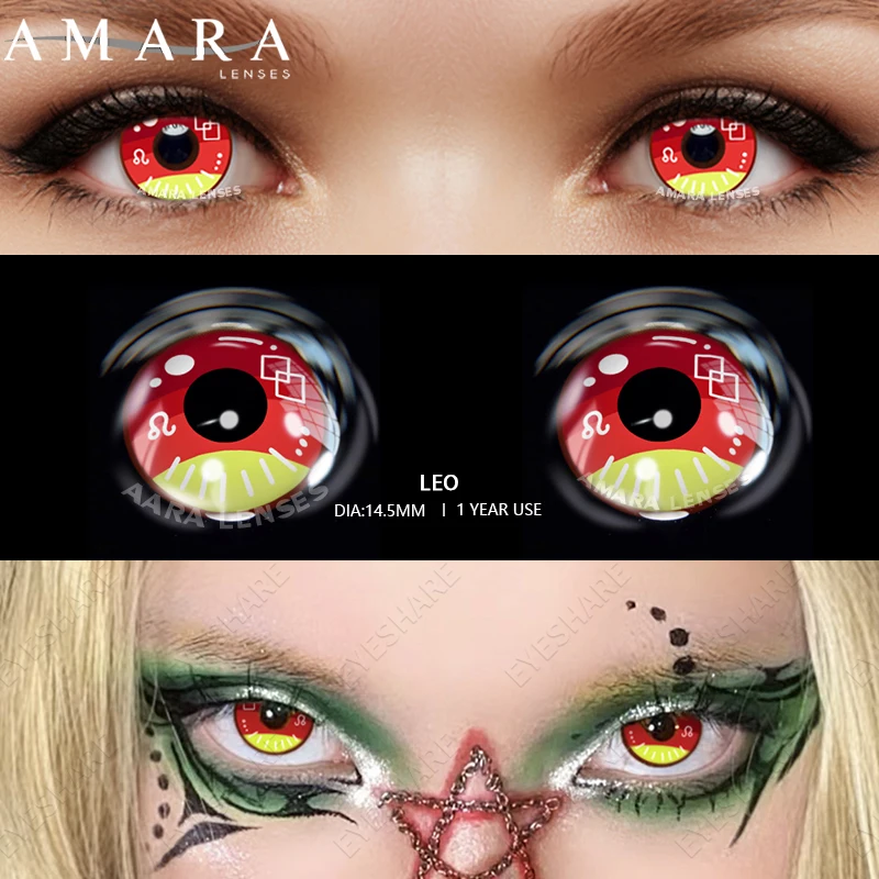 Vibrant Color Contact Lenses for Anime and Cosplay – Yearly Wear