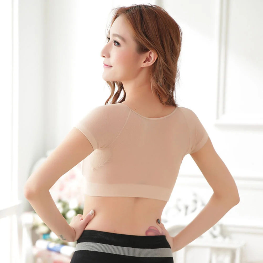 Sweat Pad Armpit Shield Birthday Gift Underarm Vest Pads Sweat-Absorbent Lady Sports Bras