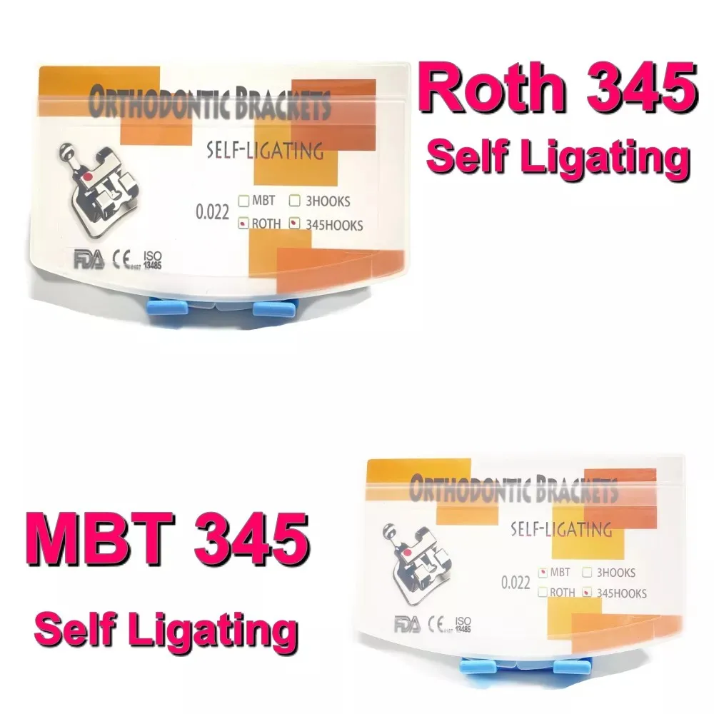 

1Box 20pcs Ortho Self Locking Metal Bracket with tool