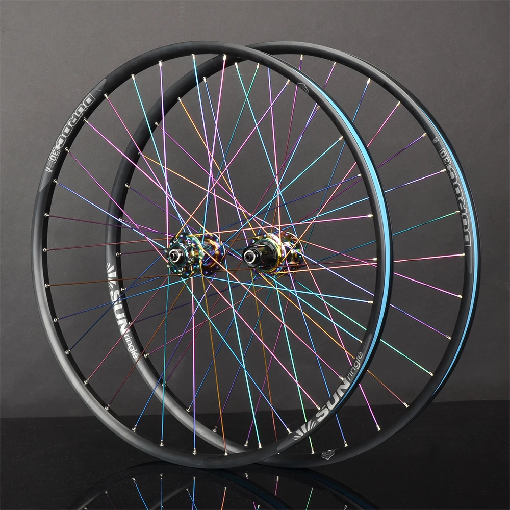 Paire De Roues VTT DUROC – Jantes Alu 30/35mm, Tubeless, 27.5/29 Pouces, Boost (neuves)
