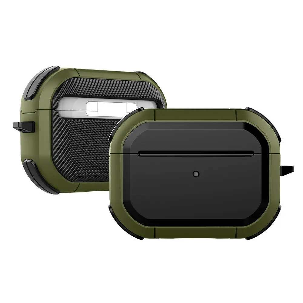 Shockproof Protective Earphone Case with Anti-Lost Hook