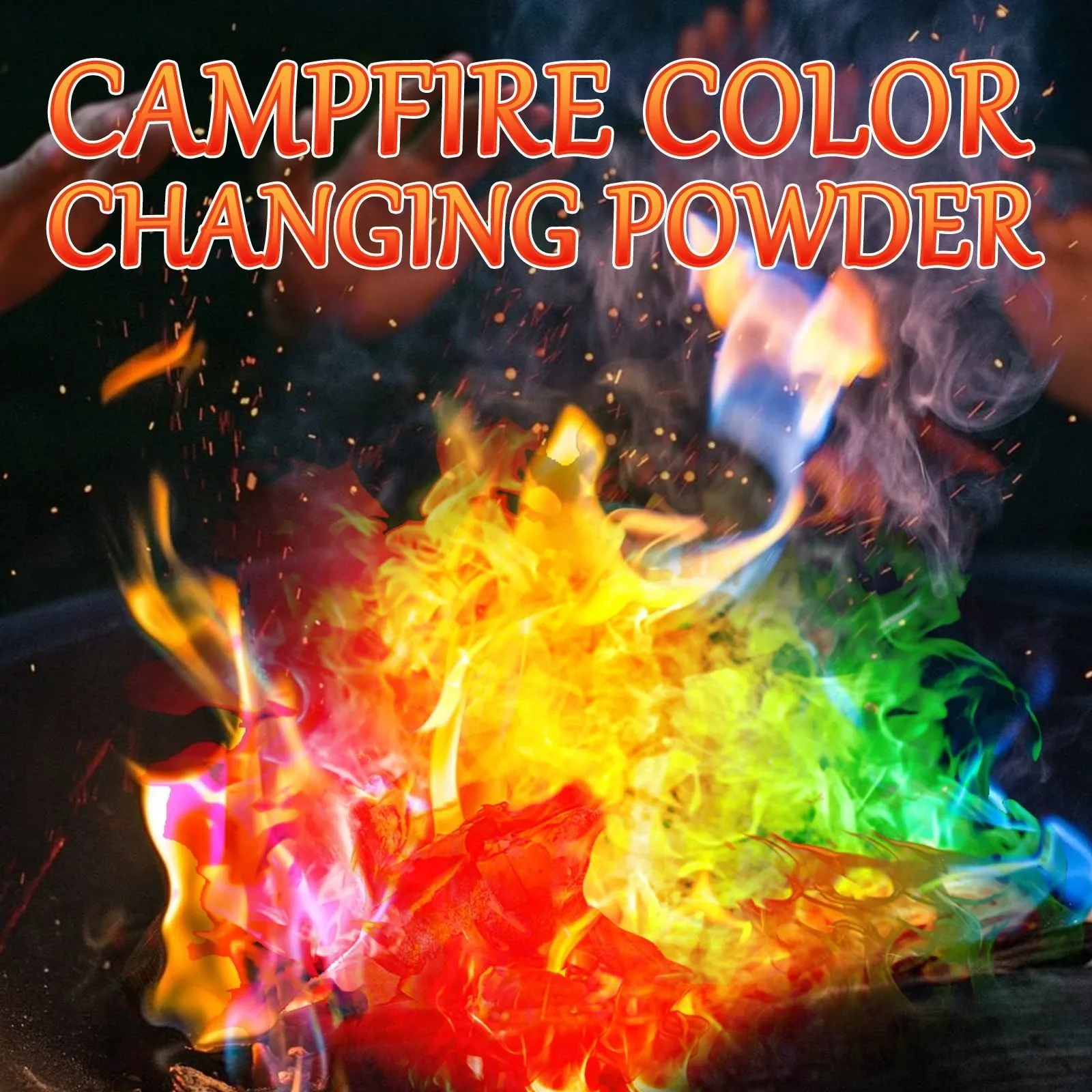Colorful Flame Changing Powder Create Colorful For Fire Outdoor Fireplace Festival Supplies Folding Carpet