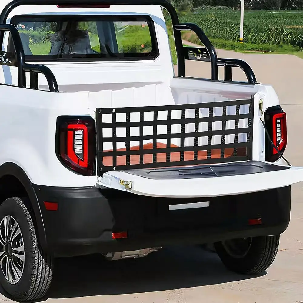 Schwarzes Hochleistungs-Ladungsnetz aus PVC-Gurtband für LKW, Pickup, SUV, Van – Sicherheitsnetz für die Heckklappe, Auto-Modifikationsteile – Detail 9