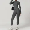 2/3/4PCS Yoga Set Gym Clothes Sportswear Seamless Yoga Suits For Women Fitness Long Sleeved Tracksuits Sports Bra Gym Leggings 6