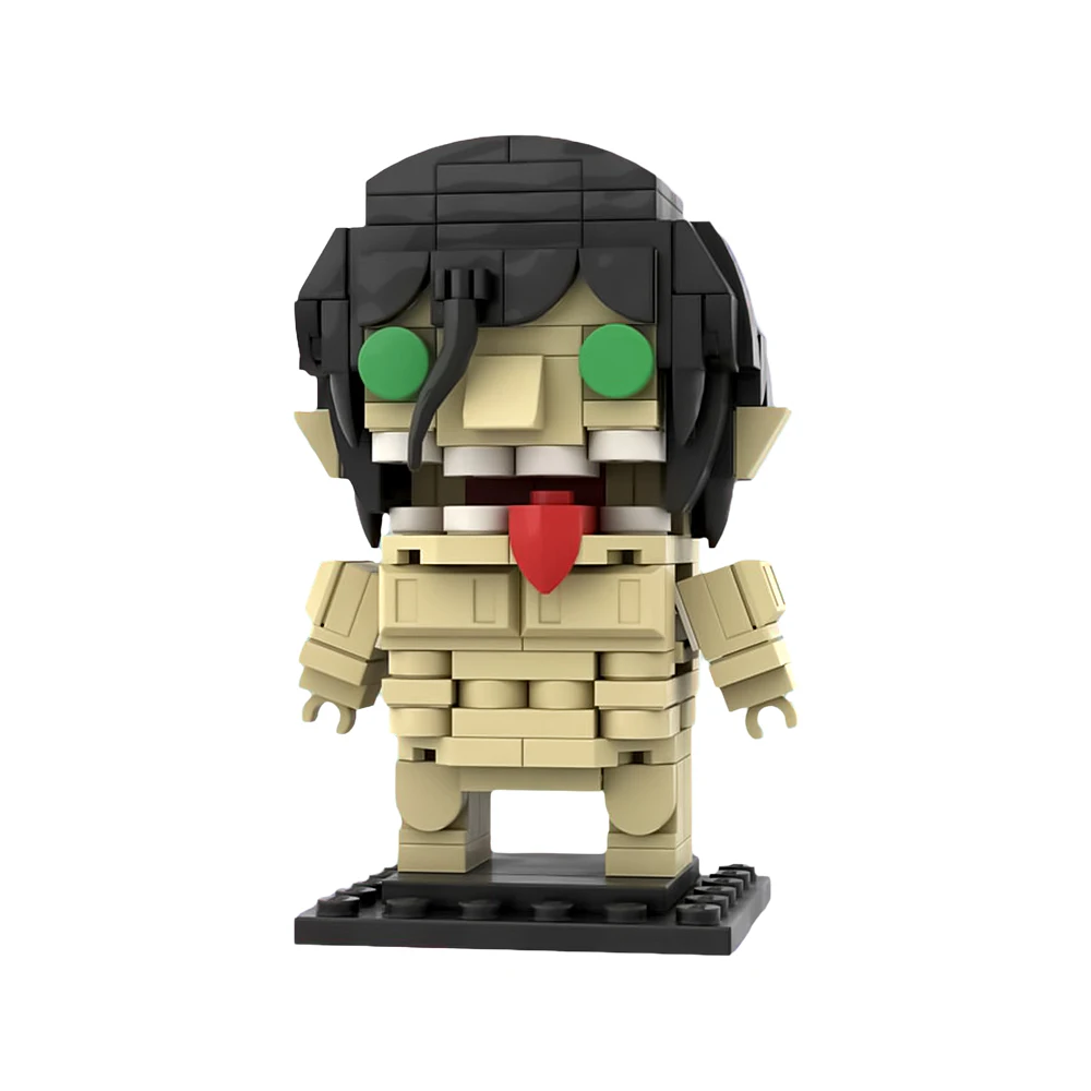 Moc Game Figure Attack Titan Bricks Bricks Eren Yeager Brickheadz Building Blocks Set Giocattoli Educativi Per Regalo