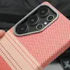S25ultra Strong Mganetic Slim Armor Case For Magsafe Metal Len Carbon Fibre Patterned PC Cover For Samsung Galaxy S25 Ultra Plus 4