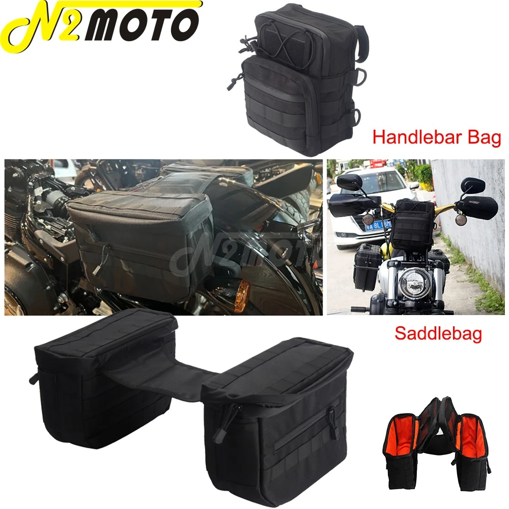 Club Style Motorcycle Essential Saddlebag Rear Luggage Pannier Bags T