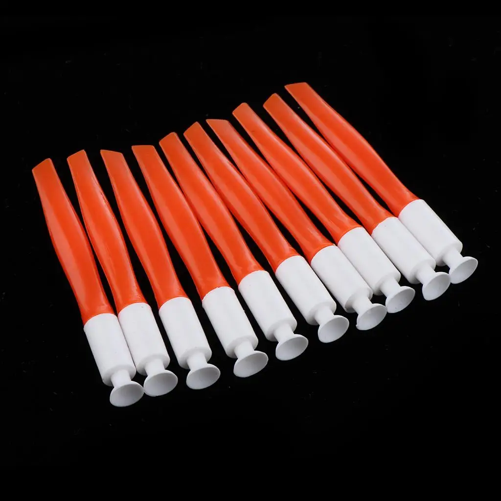 Portable ended False Suction Cup Stick Nails Art Tools 10 Pcs