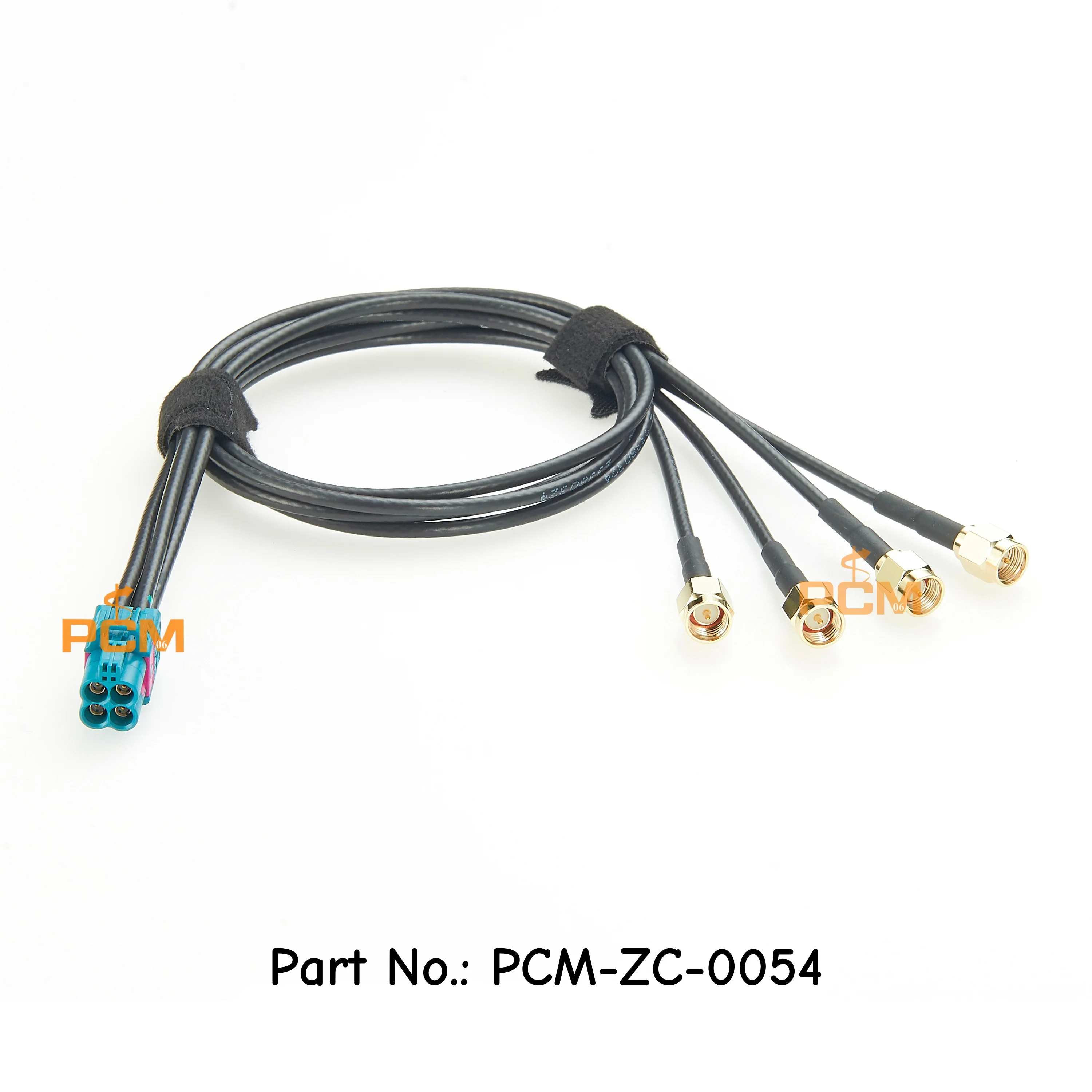 Rosenberger 4-in-1 Mini FAKRA auf 4 SMA-Stecker DACAR 462 Koaxialkabel 50 Ohm Quad HFM Mini FAKRA auf SMA RF-Koaxialkabel – Detail 5