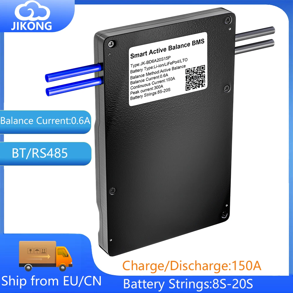 

Jk bms Active balance Smart BMS LiFePo4 4S 12V 24V 36V 48V 72V Liion LiFepo4 LTO BMS 4S 6S 7S 8S 10S 12S 13S 16S 20S С BT