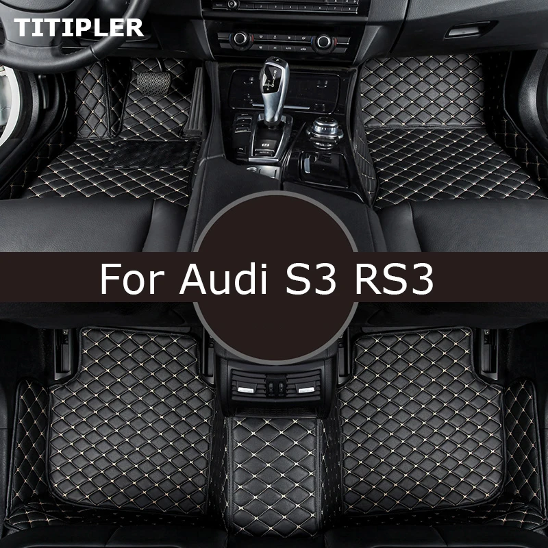 TITIPLERCustomCarFloorMatsForAudiS3RS3FootCocheAccessories