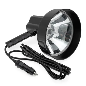 Alternative view of 12V 5 Inch 35W Xenon Lamp Outdoor Searchlight HID Portable Spotlight Lantern Handheld hunting Light Russia Warehouse