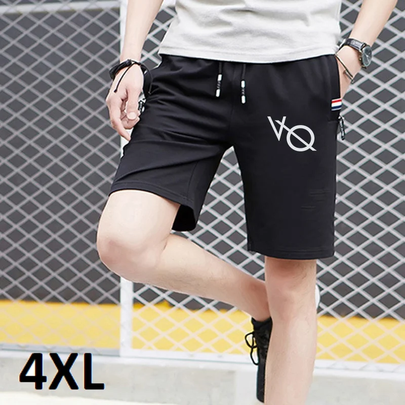 

Fashion Printed Summer Straight Shorts for Men Casual Solid Elastic Waist Drawstring Jogging Loose Shorts Beachwear Oversize 4Xl