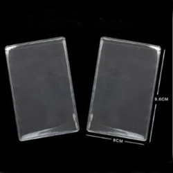 10 - Pack Transparent Waterproof Card Protector Sleeves (Clear)
