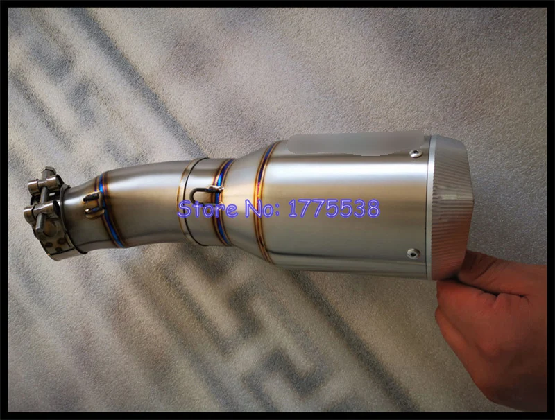 Titanium Alloy for Kawasaki H2 2015-2023 Handmade Motorcycle Exhaust Escape Moto Muffler Middle Link Pipe - Image 5