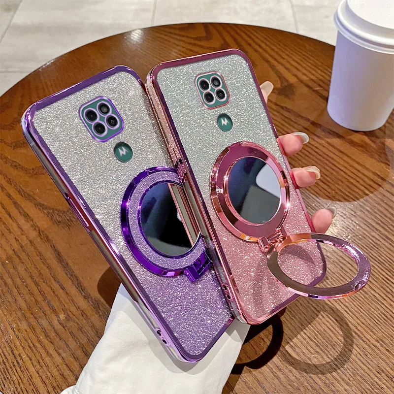 Luxury Glitter Mirror Bling Shockproof Soft Silicone Phone Case
