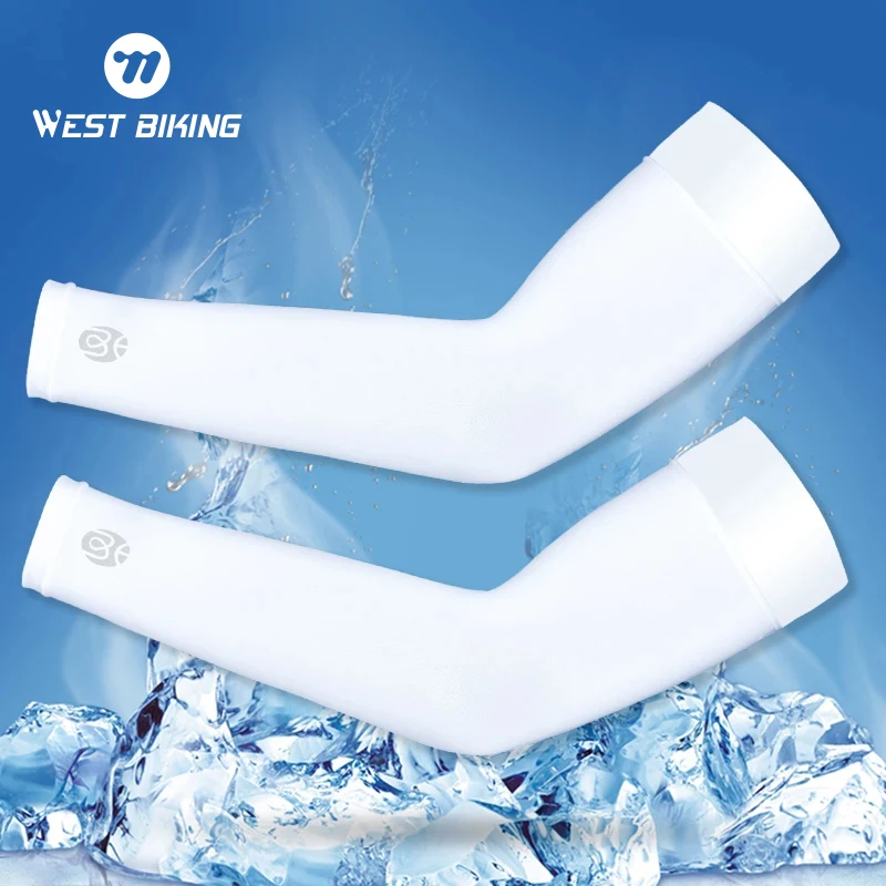 Cooling Arm Sleeves Sun Protection Arm Sleeves Arm Sleeves Ice Silk Arm Sleeves Cycling Arm Warmers Sun UV Protection