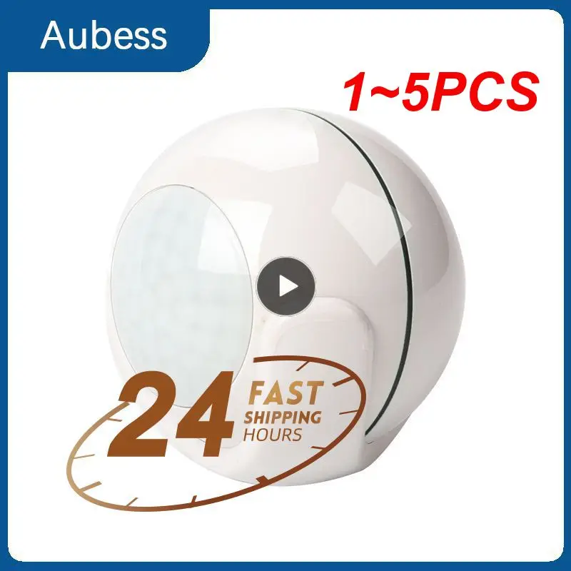 

1~5PCS COOLCAM Smart Home Z-wave PIR Motion Sensor Lux Temperature Detector Home Automation Alarm System Motion Alarm EU 868.4