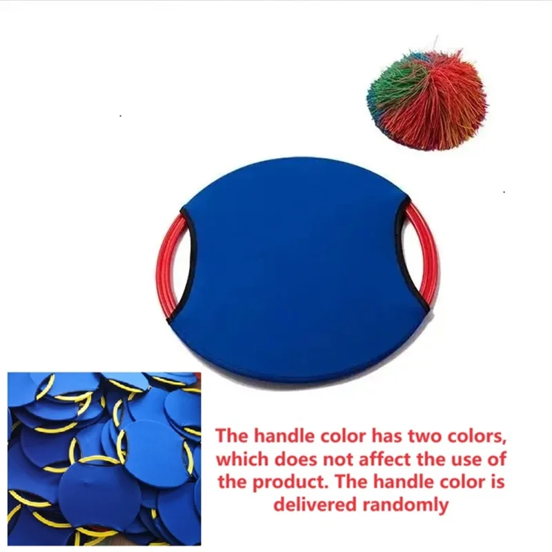 Bouncing Circle Throwing Training Toys Kids Adult Outdoor Interactive Cooperative Games Elastic Paddle Ball Fun Game
