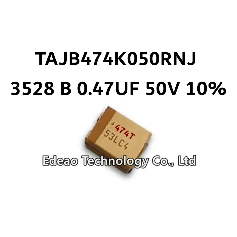 

Новинка, конденсатор танталового типа B 3528/1210 B 0,47 UF 50V ± 10%, маркировка: 474T, тайб474k050rnj SMD, 10 шт./партия