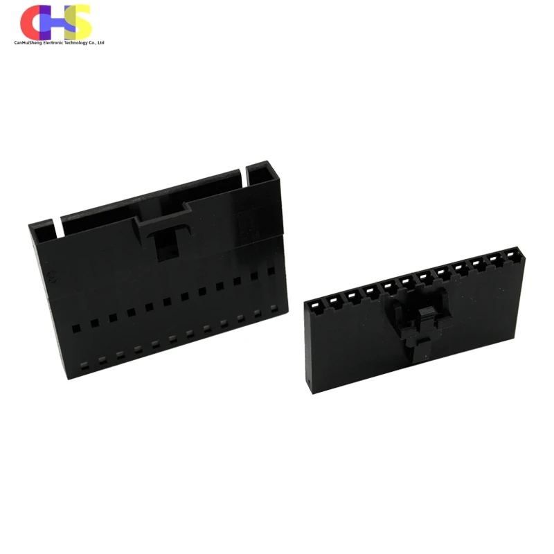 10-Set MX2.54 Durable Locking Dupont Connector Housing (20 Pieces) - Single Row Docking Shell