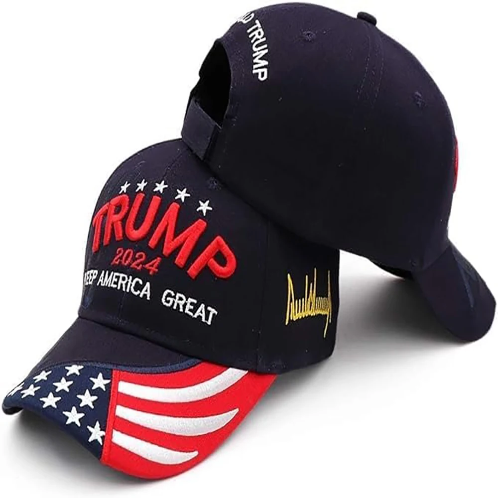 Fashion Baseball Caps MAGA 2024 America Snapback Hats Adjustable Outdoor Sports Caps Hip Hop Hats Trendy Solid Colors 2