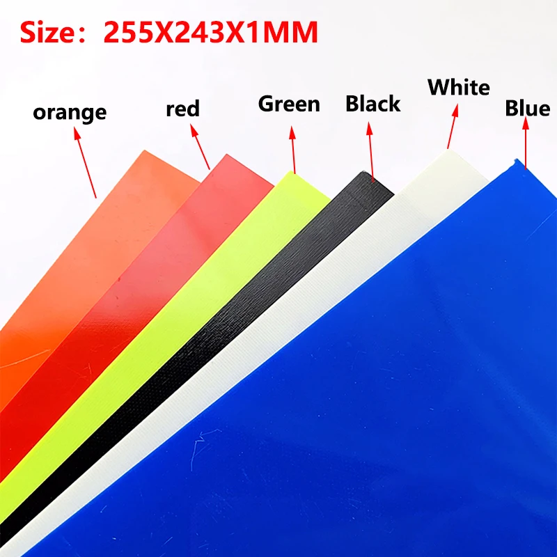 Große Größe 255X243X1 MM 6 Farben Glasfaser G10 Blatt Bord Für Messer Griff Skala DIY Machen Spacer Füllung Materialien Platte Teil – Detail 1
