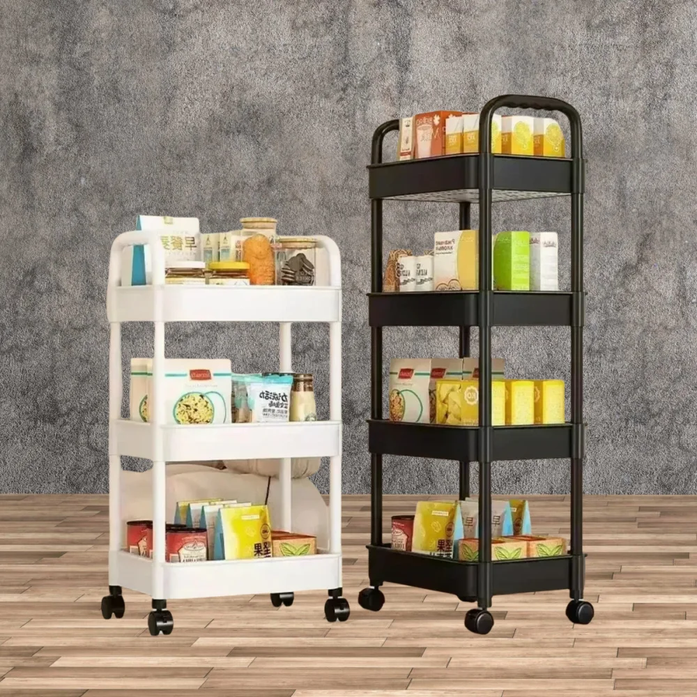 Multi-Layer Trolley Rack Kitchen Bedroom Bathroom Storage