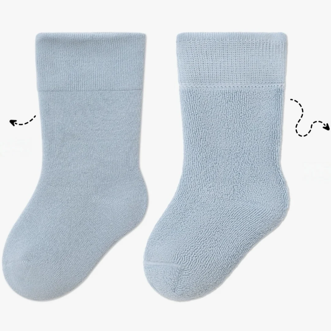 5 Pairs Autumn Baby Socks 0-5T Solid Color Kids Girls In Tube Socks Thin Breathable Toddler Floor Sock