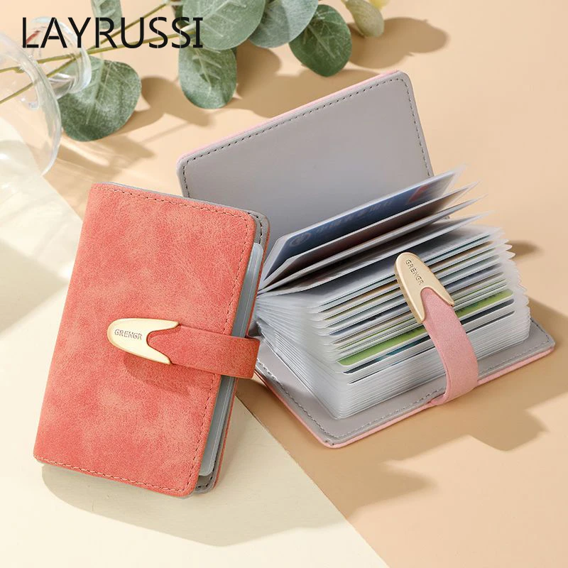 Pu Card Holder Wallet Pu Clutch Bag Pu Purse Card Id Holders