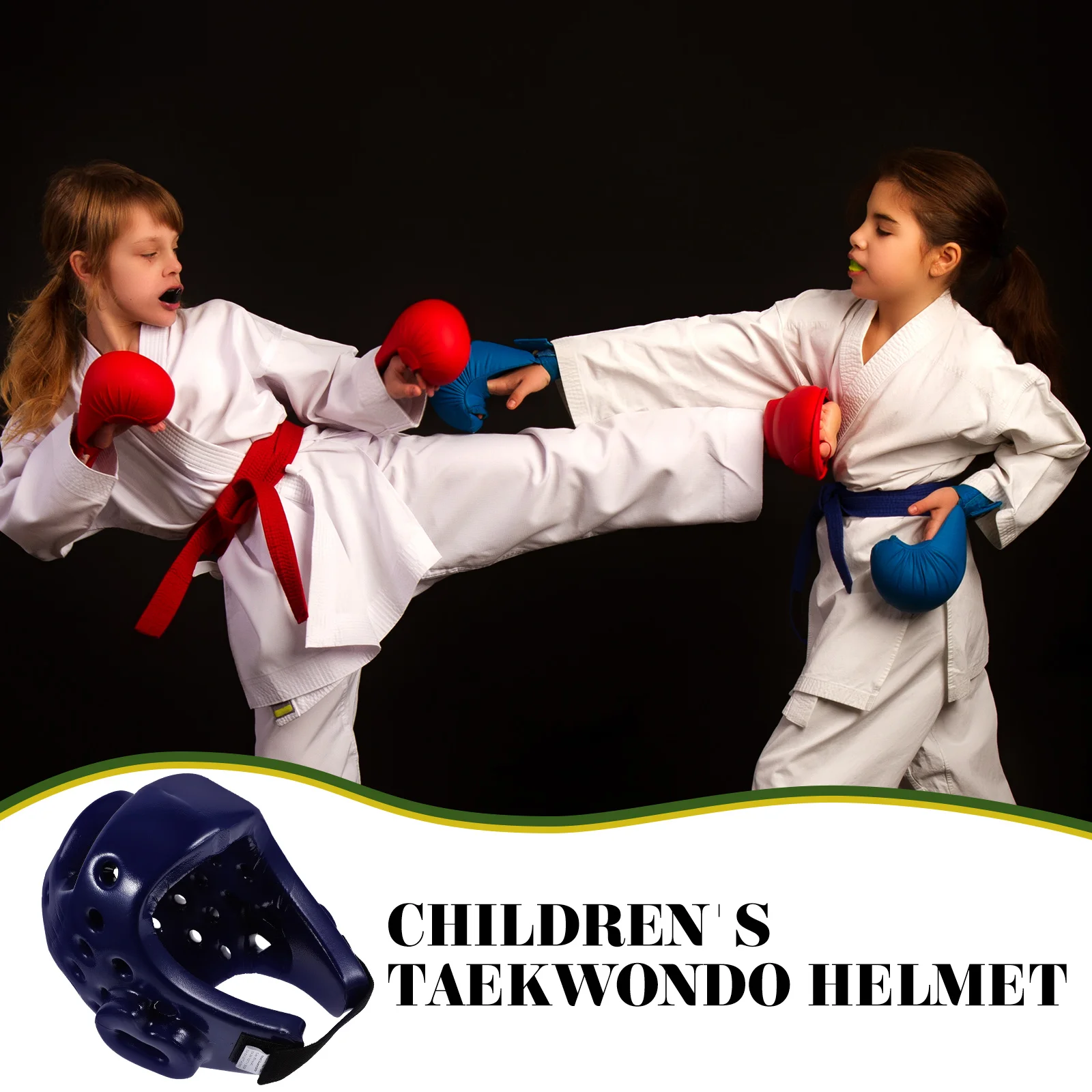 

Kids Taekwondo Helmet Professional Kickboxing Player Air Vented Head Shield Head Protector Sparring Headgear High Quality Karate