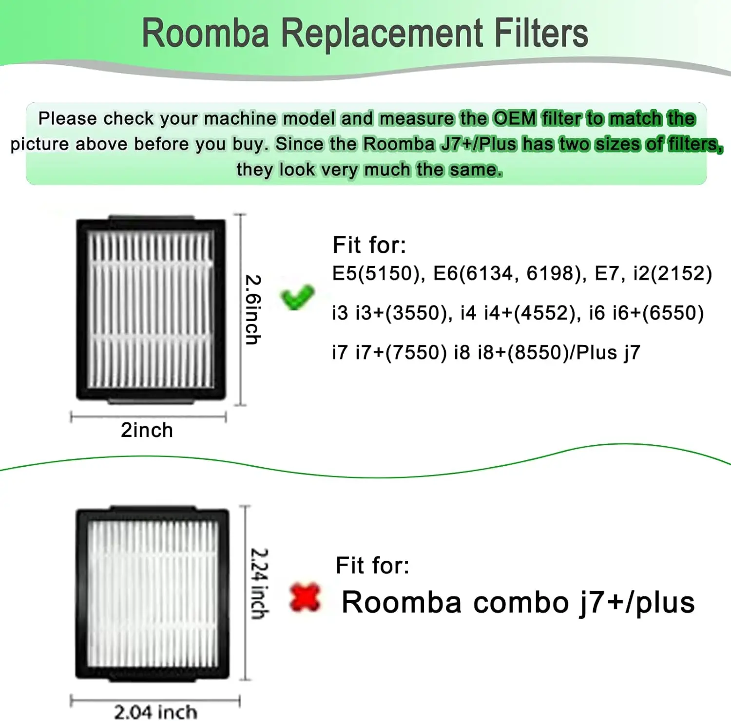 Premium Replacement Parts and Accessories for iRobot Roomba Vacuum Cleaners