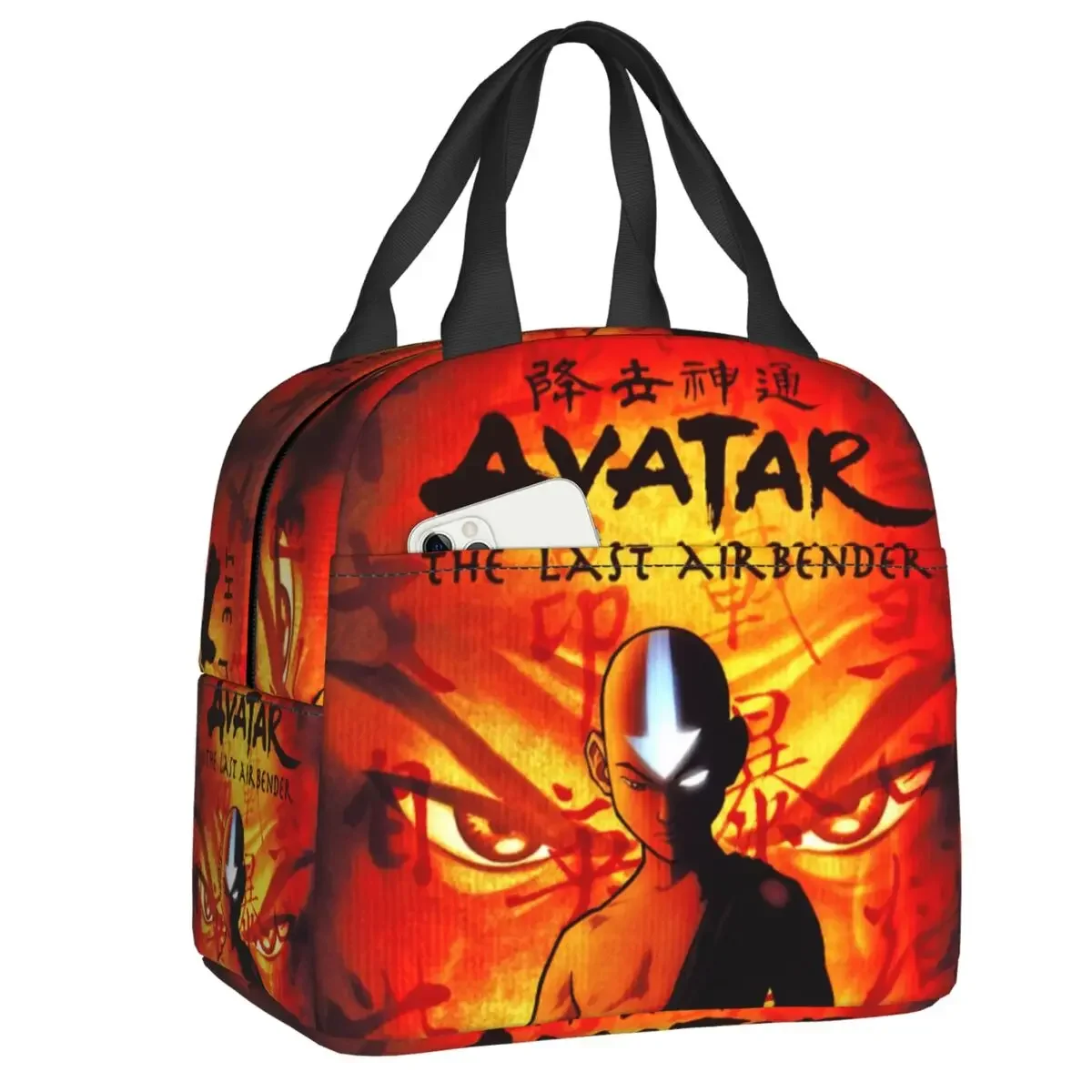 Avatar Last Airbender Lunch Bag Cooler Warm Insulated Lunch Box Per Le Donne Kids School Work Picnic Food Tote Container